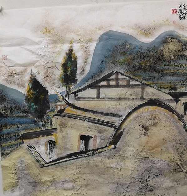 張永海《?村之夢》  68Ⅹ68cm 2019