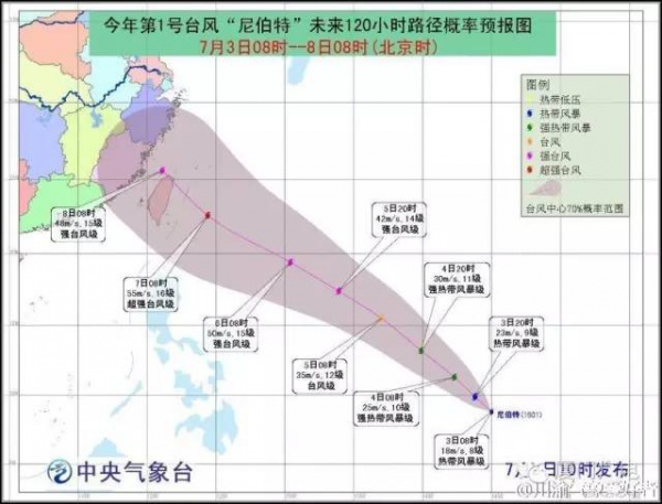 快訊！今年1號臺風“尼伯特”今早誕生，最大強度可達超強臺風！它對廈門的影響是......