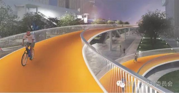 我市將建“空中”自行車道，高空騎車原來是這種feel～
