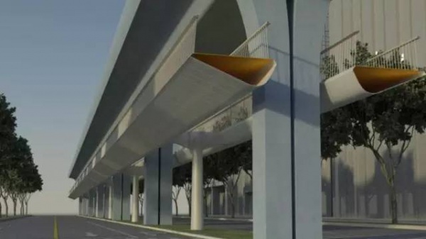 我市將建“空中”自行車道，高空騎車原來是這種feel～