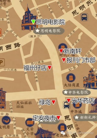 從浮嶼到綠島，思明路上的老廈門記憶