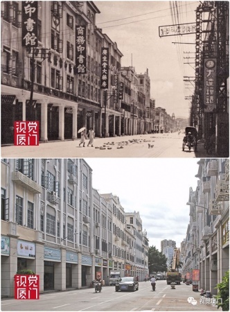 55組廈門(mén)中山路今昔對(duì)比，驚艷了整整80年，越看越感動(dòng)