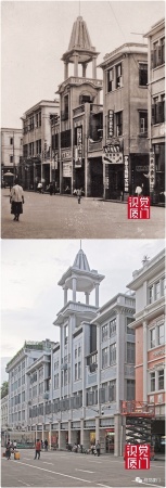 55組廈門(mén)中山路今昔對(duì)比，驚艷了整整80年，越看越感動(dòng)