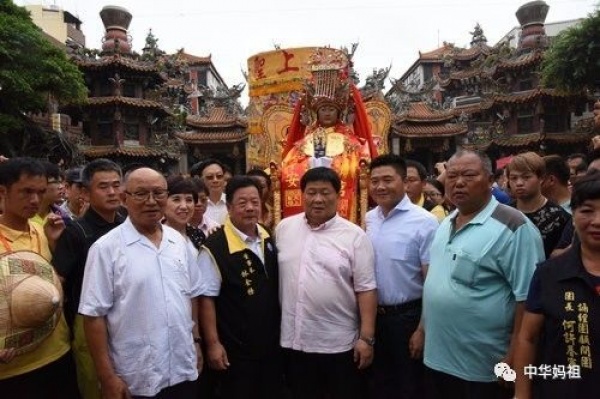 【媽祖】湄洲媽祖巡臺回鑾安座信眾熱情迎接