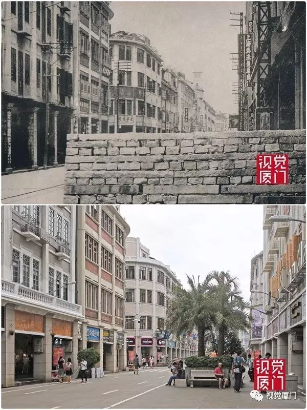 55組廈門中山路今昔對比，驚艷了整整80年，越看越感動(dòng)