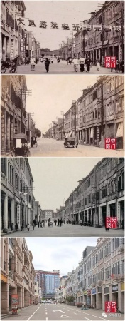 55組廈門中山路今昔對比，驚艷了整整80年，越看越感動(dòng)