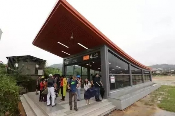 美了！1號線集美學村站周邊竟變成街心公園？年底將全線亮相的還有...